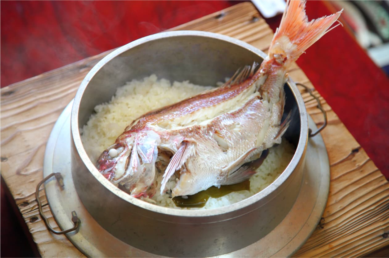 Try the Two Kinds of Sea Bream with Rice